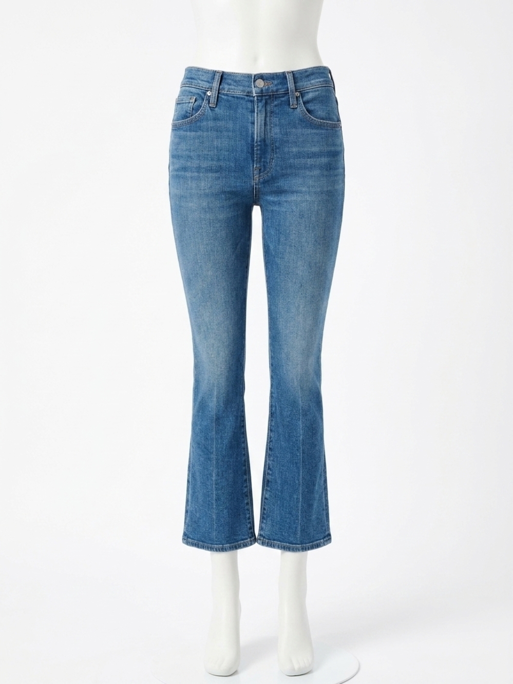 NEW MOTHER the insider ankle jeans in get two birds stoned